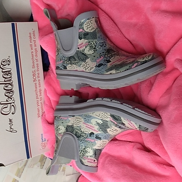 NIB Women's BOBS by Skechers waterproof 🐈cat boots size 6 - Picture 6 of 11